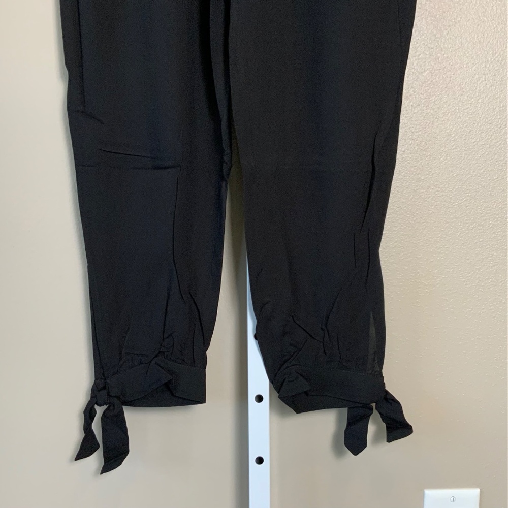 Apt. 9® Side Slit Challis Ankle Tie Pants - Picture 9 of 16